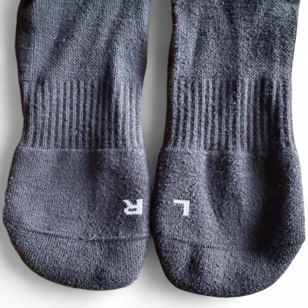 Under Armour Boys Performance Crew Socks Black Blue Size MD 4.5-7